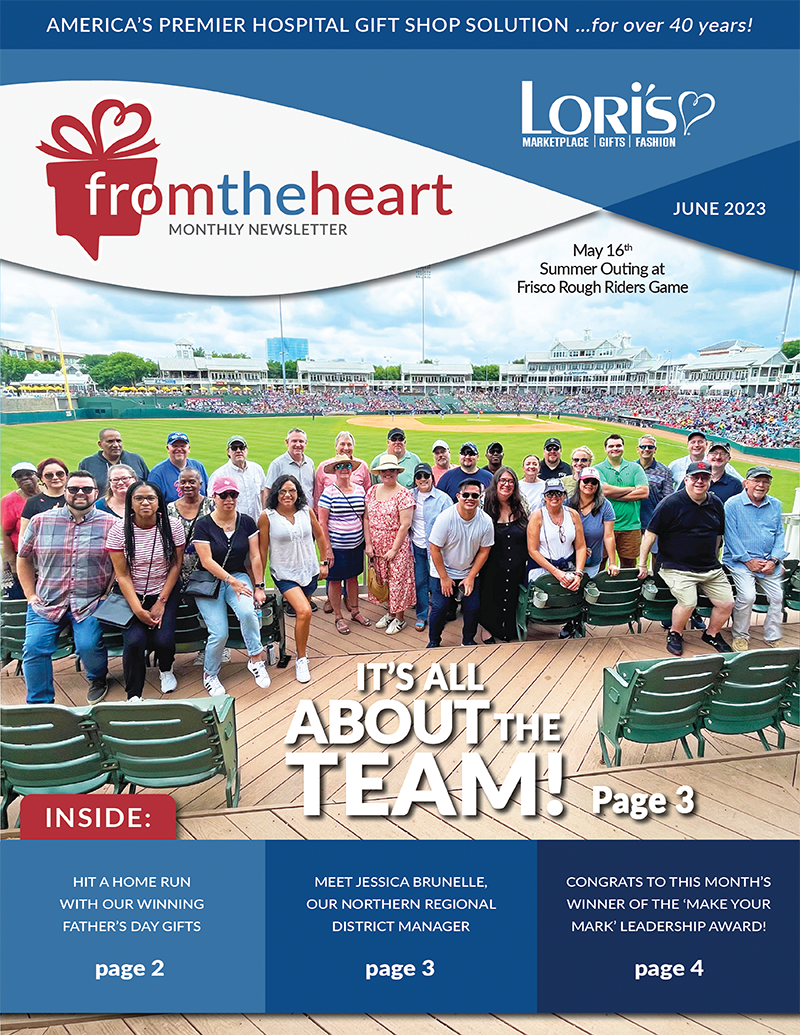 front cover of Loris Gifts "from the heart" newsletter, Special Edition 2023