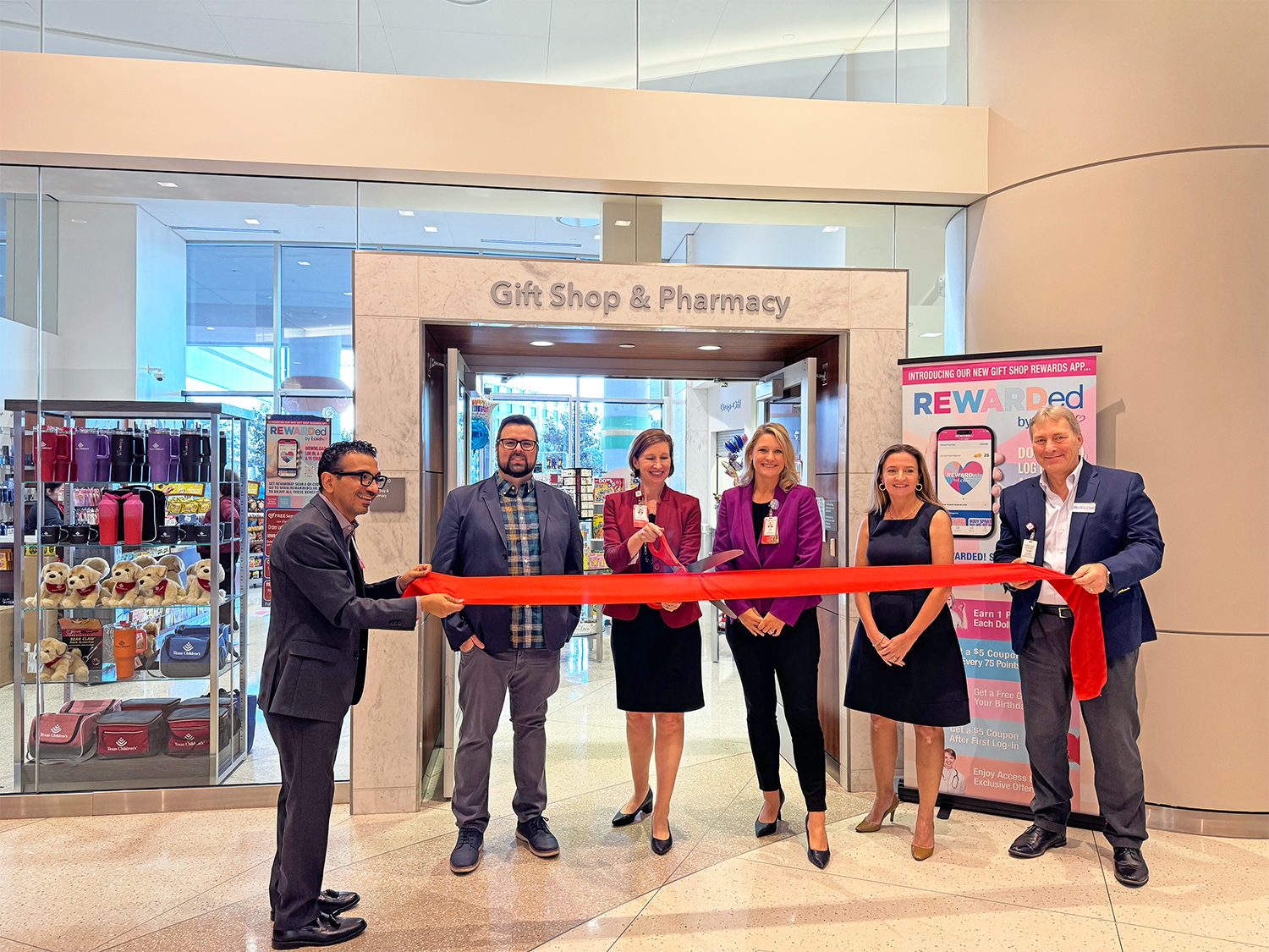tx childrens exterior ribbon cutting
